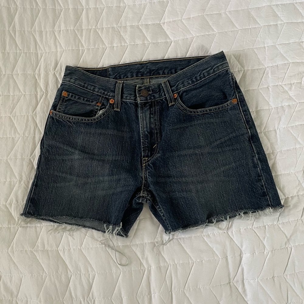 Levi’s Dark Wash Shorts